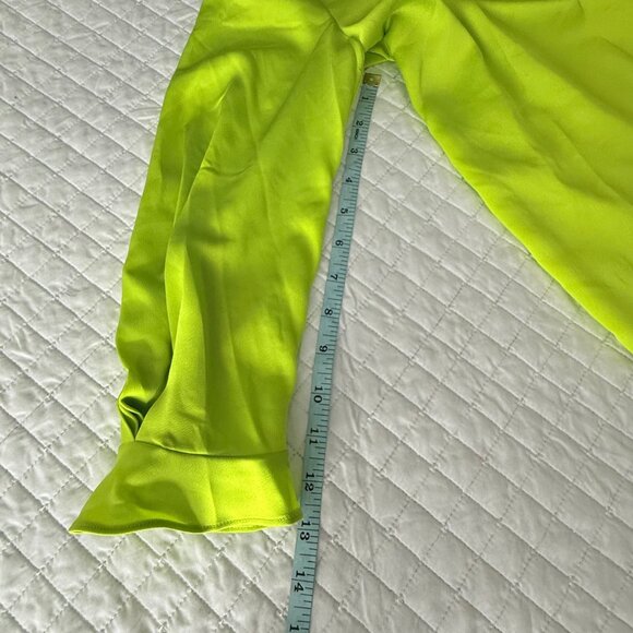 Halogen Womens Neon Button-Up Blouse S - Picture 11 of 11